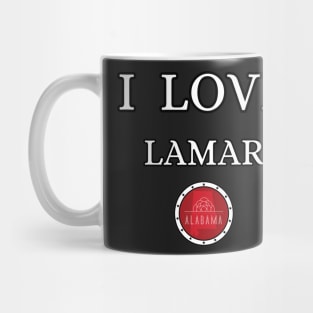 I LOVE LAMAR | Alabam county United state of america Mug